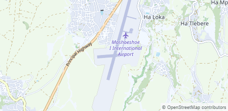 Moshoeshoe I International Airport on the map