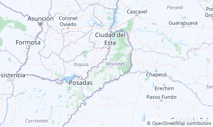 Map of Misiones