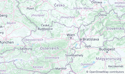 Map of Lower Austria