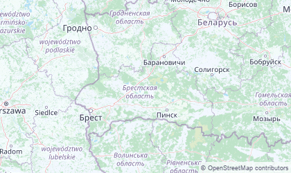 Map of Brest