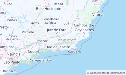 Map of Rio de Janeiro