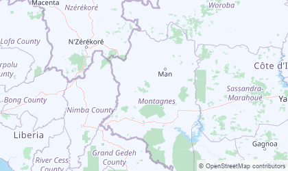 Map of Montagnes