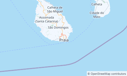 Map of Praia