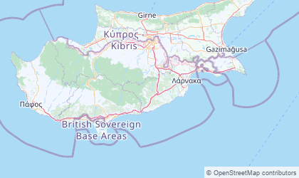 Map of Larnaka