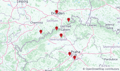 Map of Ústecký