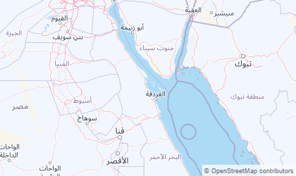 Map of Eastern Desert / Red Sea