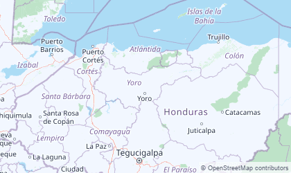 Map of Yoro