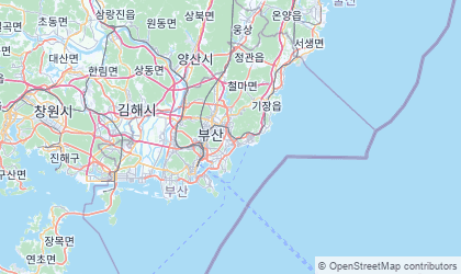 Map of Busan