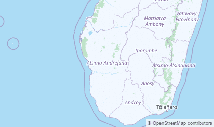 Map of Atsimo-Andrefana