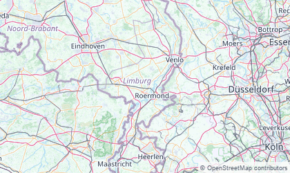 Map of Limburg