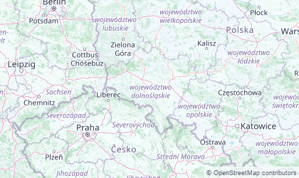 Map of Lower Silesia