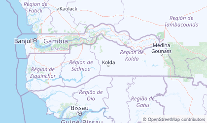 Map of Kolda