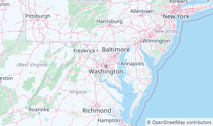Map of Maryland