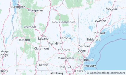 Map of New Hampshire