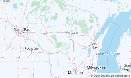 Map of Wisconsin