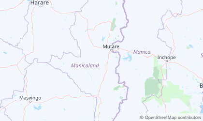 Map of Manicaland