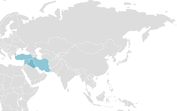 Distribution Kurdish