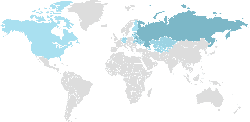 Russian names on the world map презентация