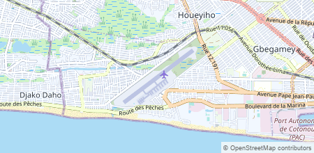 Cadjehoun Airport on the map