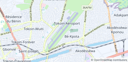 Lomé-Tokoin Airport on the map