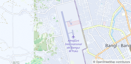 Bangui M'Poko International Airport on the map