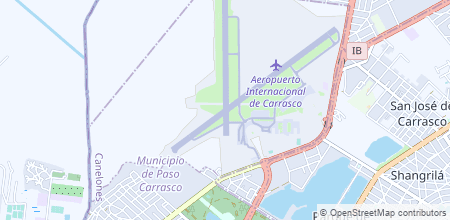 Carrasco International /General C L Berisso Airport on the map