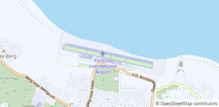 Hato International Airport on the map