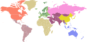 International dialing country codes