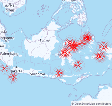 Earthquake tracker indonesia