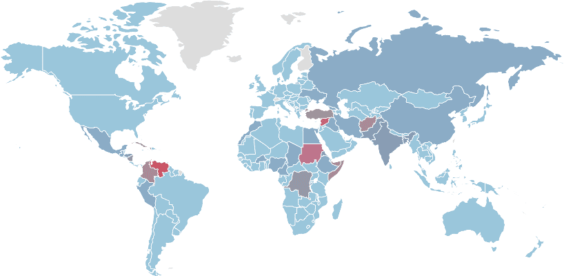 Refugee countries and asylum data