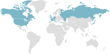 Member states of the G8 - Group of Eight