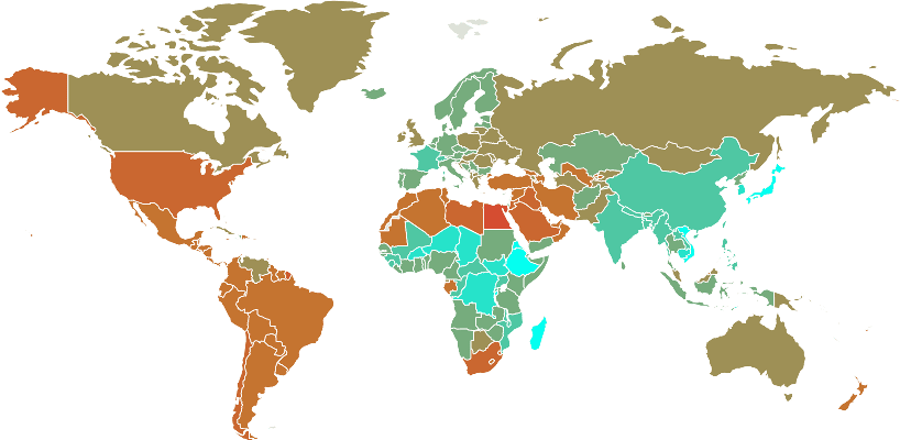 Average breast size worldwide