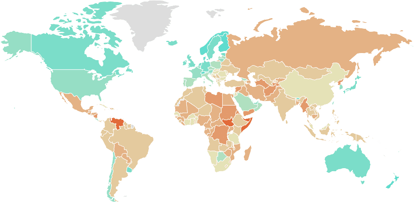 Comparison: Corruption worldwide