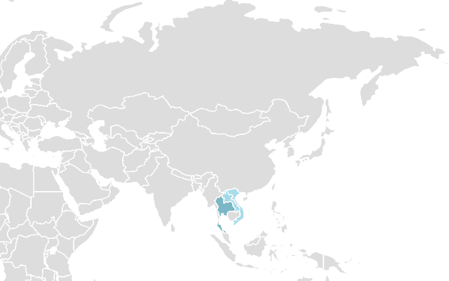 Thai - Worldwide distribution