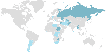 world map Pariah States