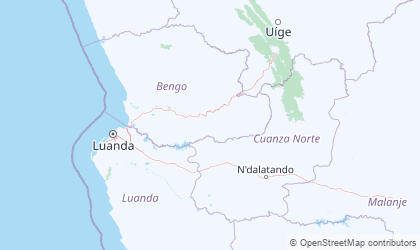 Map of Greater Luanda