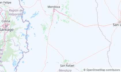 Map of Mendoza