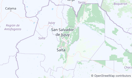 Map of Salta