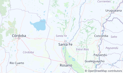 Map of Santa Fe