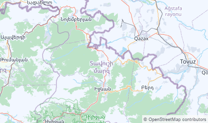 Map of Tavush