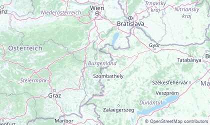 Map of Burgenland