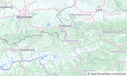 Map of Salzburg