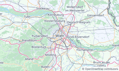Map of Vienna
