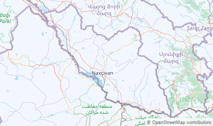 Map of Nakhchivan