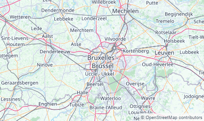 Map of Brussels Capital