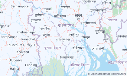 Map of Khulna