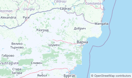 Map of Northeast / Varna