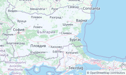 Map of Southeast / Burgas