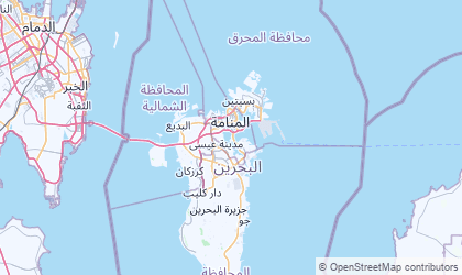 Map of Manama