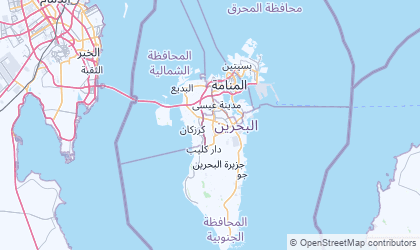 Map of Southern Governorate